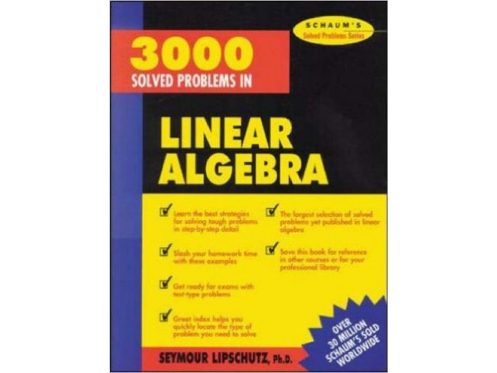 3000 Solved Problems in Linear Algebra