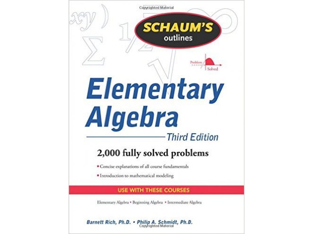 Elementary Algebra Schaum's Outline