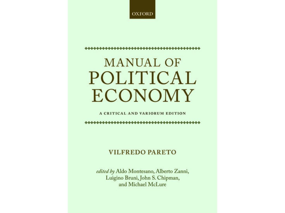 Manual of Political Economy: A Critical and Variorum Edition
