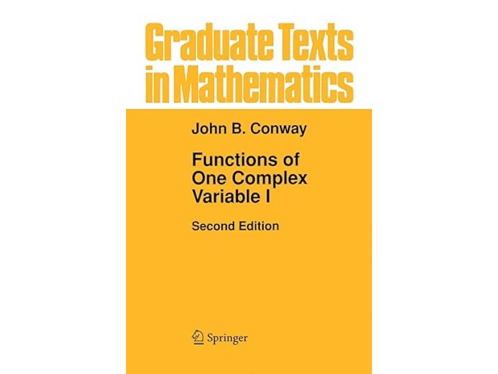 Functions of One Complex Variable I