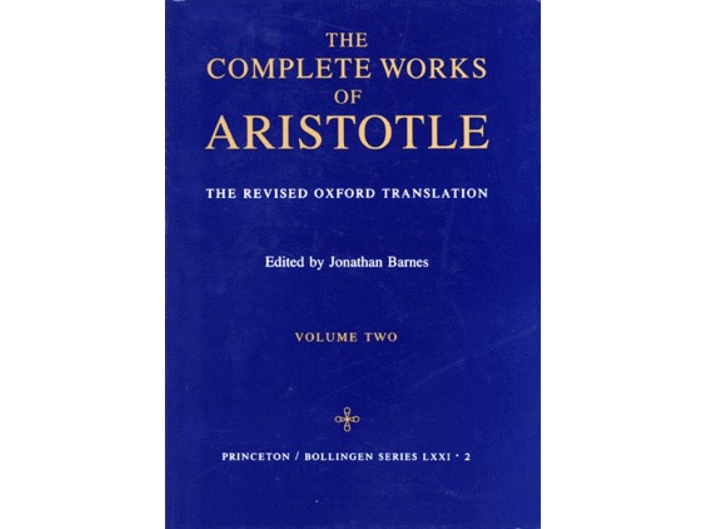 Complete Works of Aristotle, Volume 2