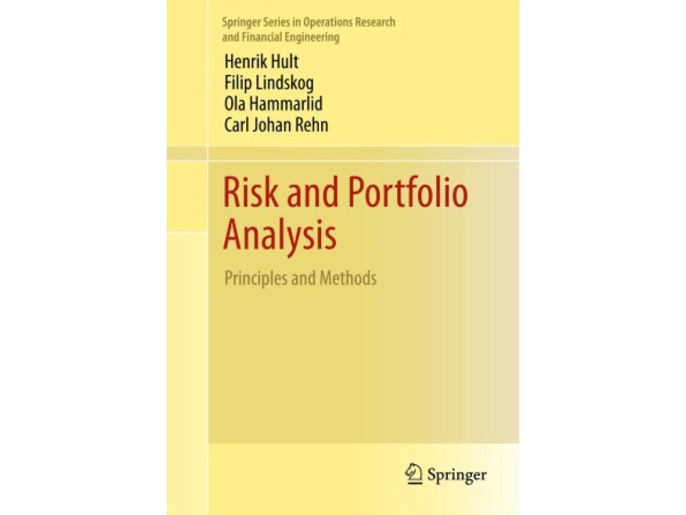 Risk and Portfolio Analysis: Principles and Methods