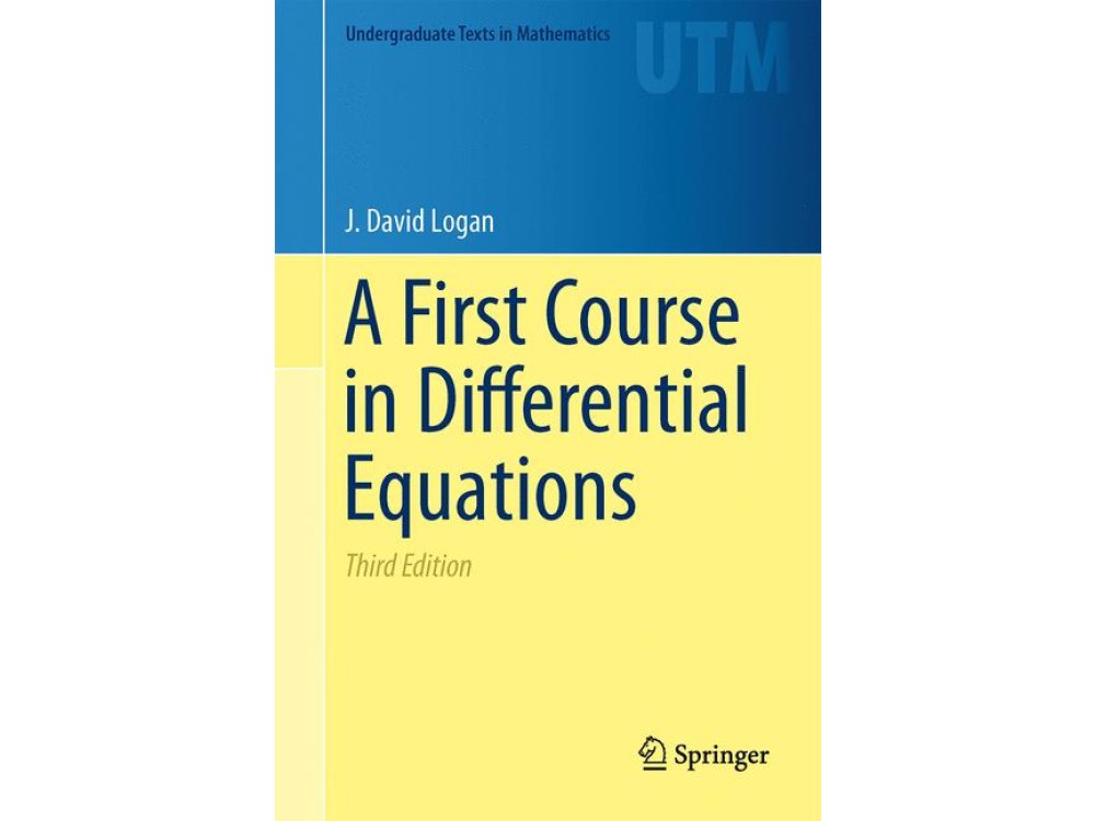 A First Course In Differential Equations