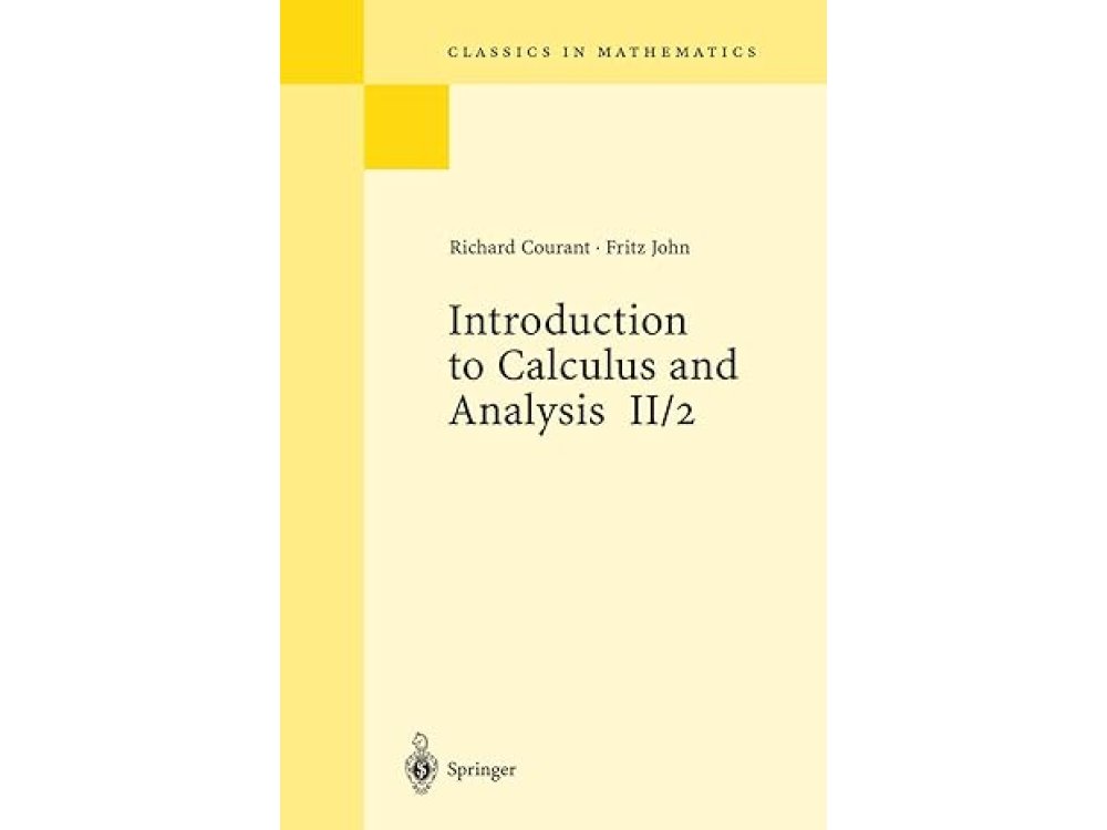 Introduction to Calculus and Analysis II/2