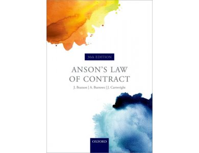 Anson's Law of Contract