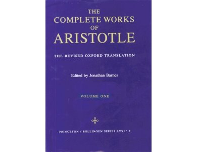 Complete Works of Aristotle, Volume 1