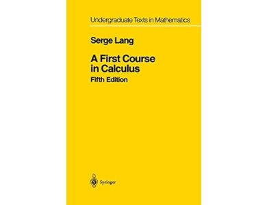 A First Course in Calculus